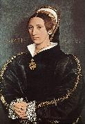 HOLBEIN, Hans the Younger Portrait of Catherine Howard s oil